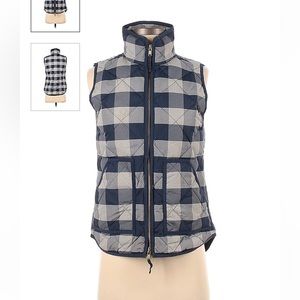 JCrew Checked Vest